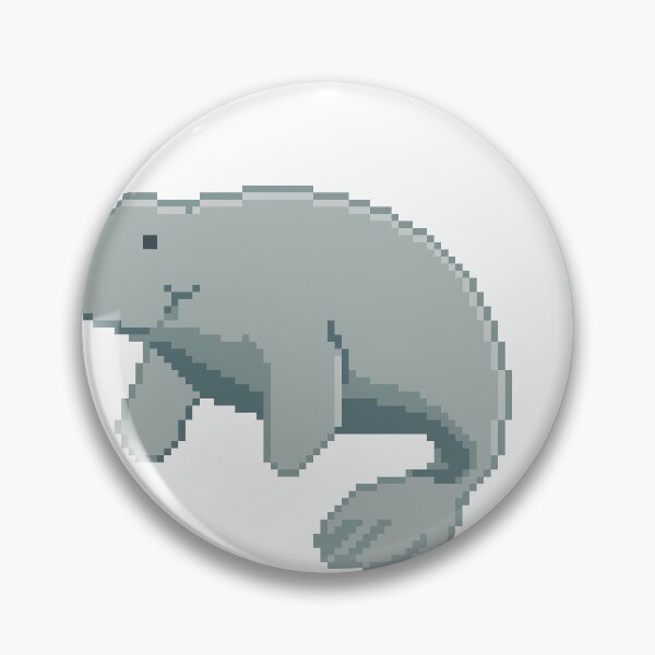 Item preview, Dugong Cute Pixel designed and sold by Ekira Pop Pixel.