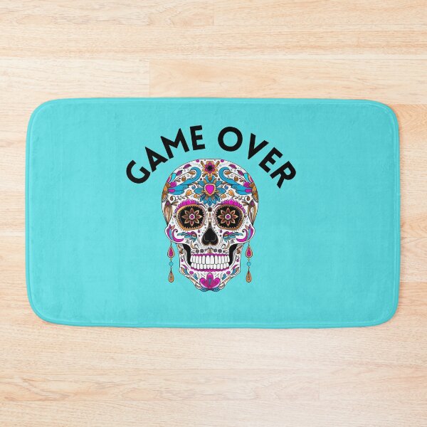 Item preview, VERY COLORFUL AND GAME OVER MEXICAN SKULL designed and sold by lunacoco81.