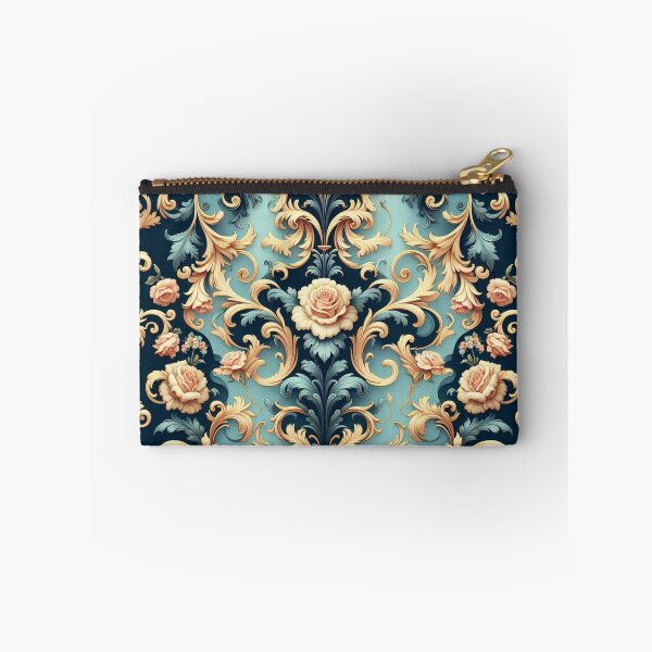 Item preview, Sky Blue & Midnight Blue Rococo With Roses designed and sold by DesignsByPrnces.