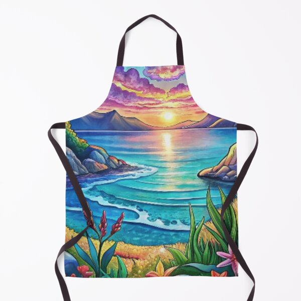 Aperçu de l'œuvre vue mer et nature créée et vendue par catcraftss.