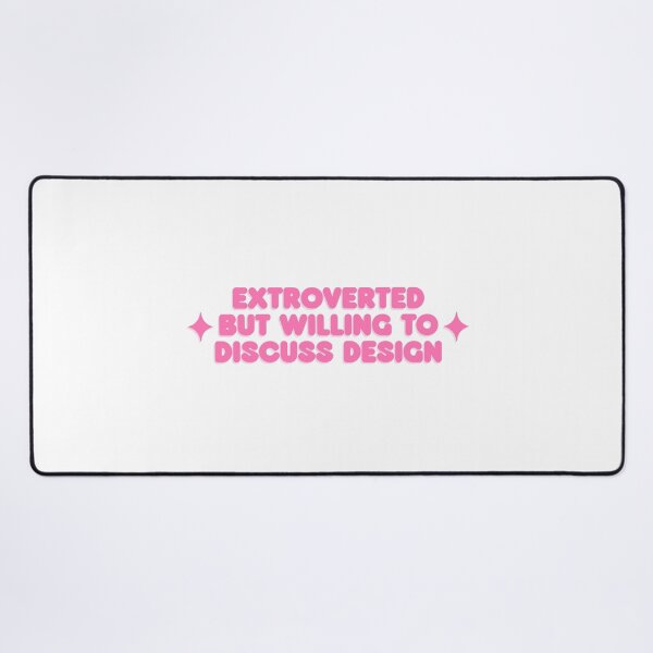 Item preview, extroverted but willing to discuss design - UX Designer | Product Designer | UI Designer Stickers designed and sold by PoshPixel.