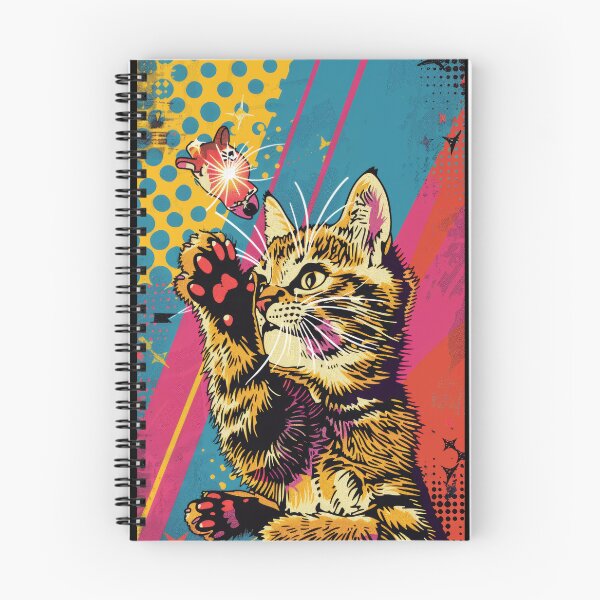 Item preview, Pop Art Illustration of Cat Ready to Attack Mouse designed and sold by Piotrek0001.