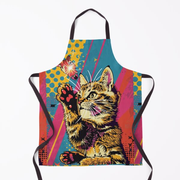 Item preview, Pop Art Illustration of Cat Ready to Attack Mouse designed and sold by Piotrek0001.
