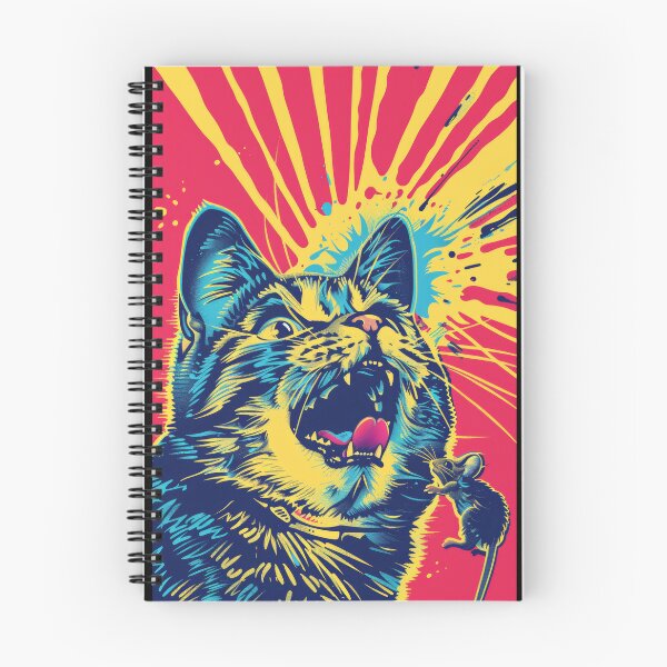 Item preview, Pop Art Illustration of Cat Ready to Attack Mouse designed and sold by Piotrek0001.