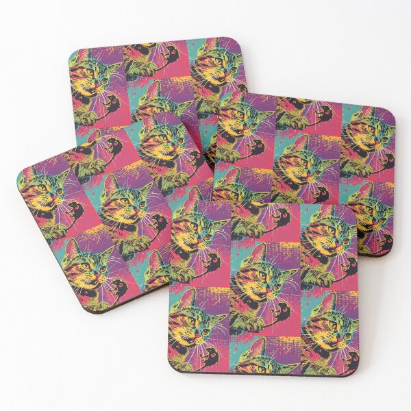 Item preview, Pop Art Illustration of Cat Ready to Attack Mouse designed and sold by Piotrek0001.