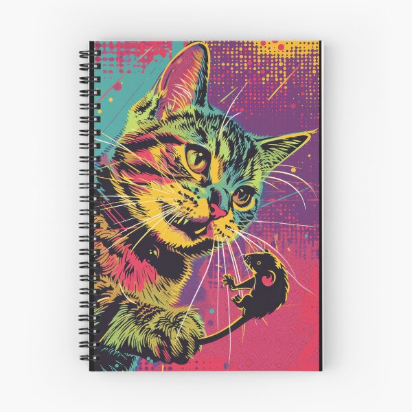 Item preview, Pop Art Illustration of Cat Ready to Attack Mouse designed and sold by Piotrek0001.