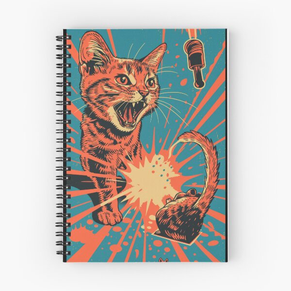 Item preview, Pop Art Illustration of Cat Ready to Attack Mouse designed and sold by Piotrek0001.
