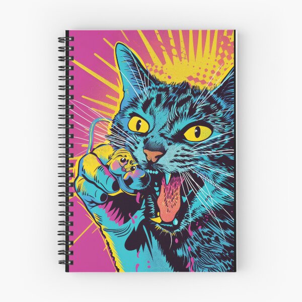 Item preview, Pop Art Illustration of Cat Ready to Attack Mouse designed and sold by Piotrek0001.