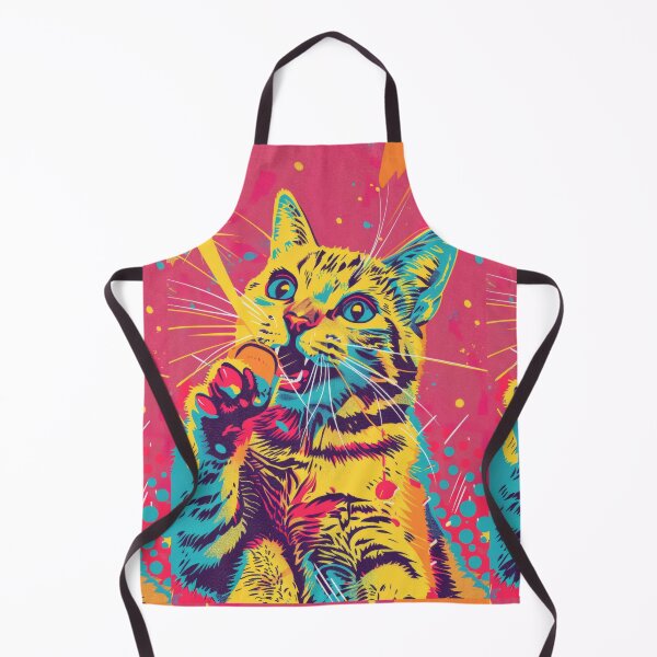 Item preview, Pop Art Illustration of Cat Ready to Attack Mouse designed and sold by Piotrek0001.
