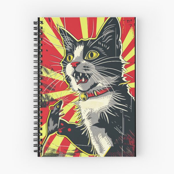 Item preview, Pop Art Illustration of Cat Ready to Attack Mouse designed and sold by Piotrek0001.