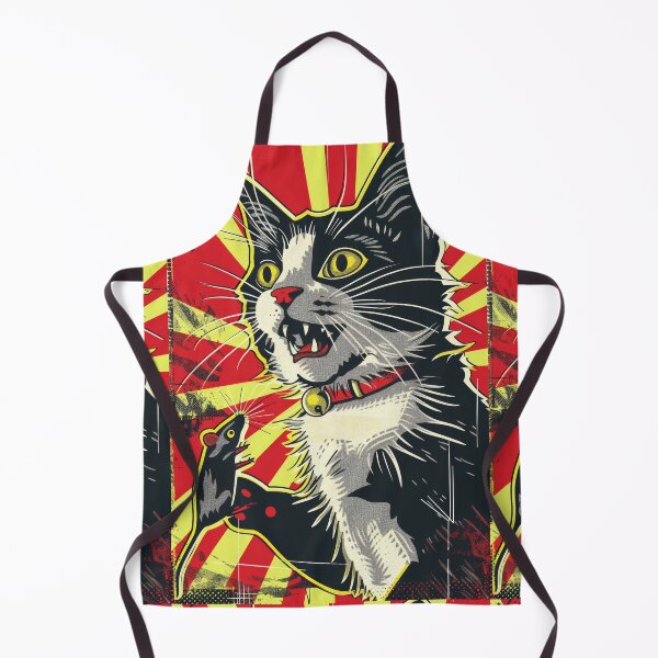 Item preview, Pop Art Illustration of Cat Ready to Attack Mouse designed and sold by Piotrek0001.