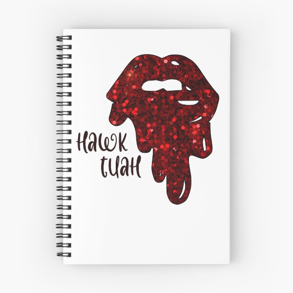 Item preview, Hawk Tuah with red glittery lips designed and sold by EmeraldeaArt.