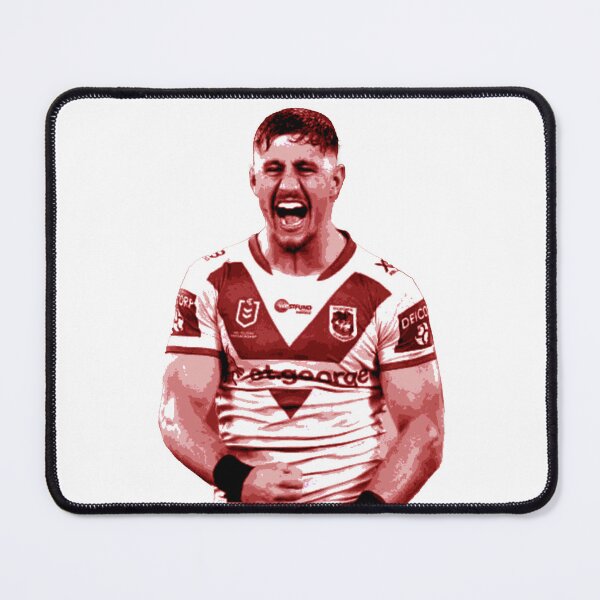 Item preview, Zac Lomax NRL St George Illawarra red posterised designed and sold by sarahhelizz.