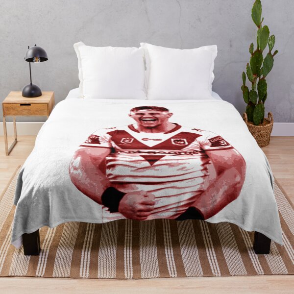 Item preview, Zac Lomax NRL St George Illawarra red posterised designed and sold by sarahhelizz.