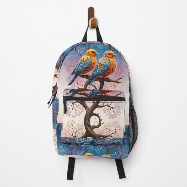 Item preview, Aesthetic Bird Art: Two Birds on a Branch designed and sold by Witsprings.