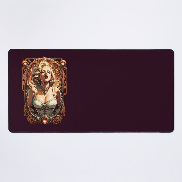 Item preview, Marilyn Monroe singing Ecstasy steampunk retro vintage design designed and sold by BorgSpareParts.