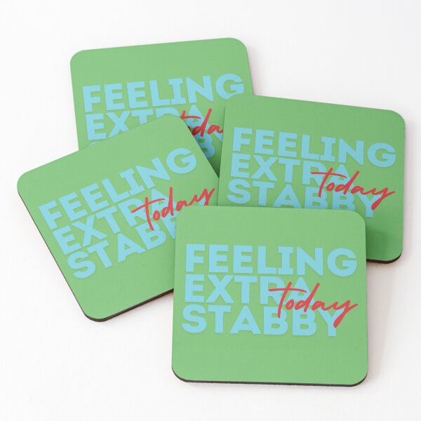 Item preview, Feeling Extra Stabby Today (Blue) designed and sold by SillyFun.