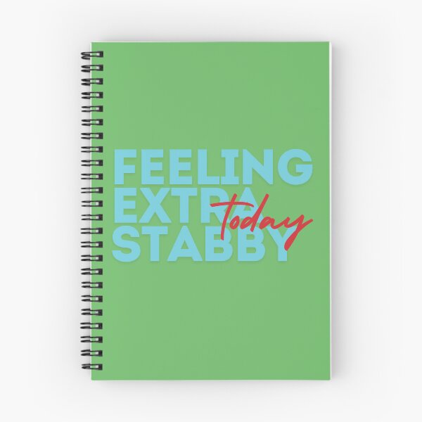 Item preview, Feeling Extra Stabby Today (Blue) designed and sold by SillyFun.