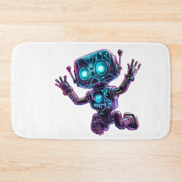 Item preview, neon robot v2 designed and sold by Stickio.
