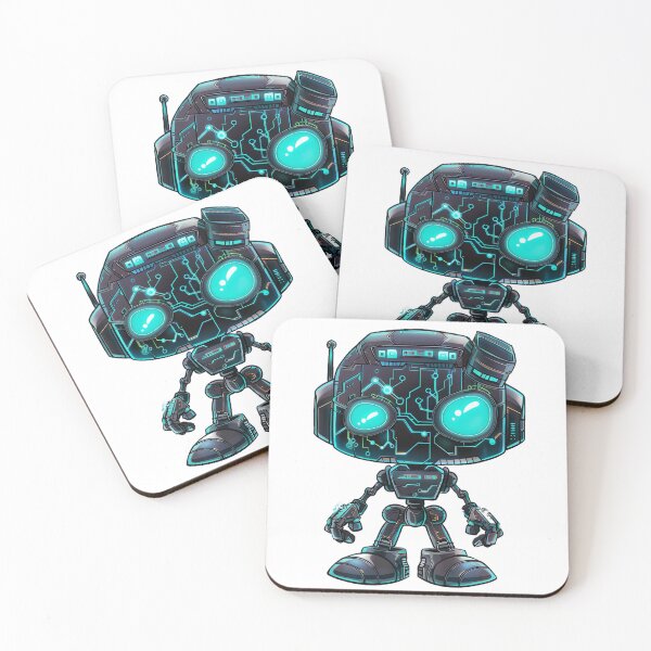 Item preview, neon robot v3 designed and sold by Stickio.