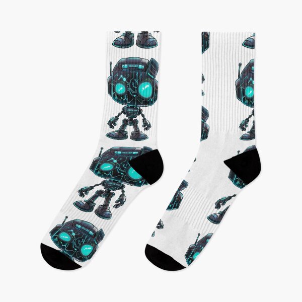 Item preview, neon robot v3 designed and sold by Stickio.