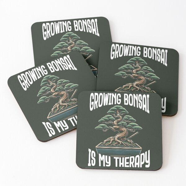Item preview, Growing Bonsai is My Therapy - Loves Nurturing Bonsai Trees designed and sold by Maljonic.