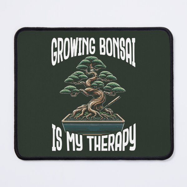 Item preview, Growing Bonsai is My Therapy - Loves Nurturing Bonsai Trees designed and sold by Maljonic.