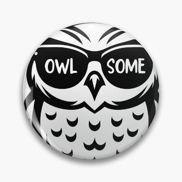 Item preview, Owlsome - owl wordplay, owl pun designed and sold by Funny-Banana.