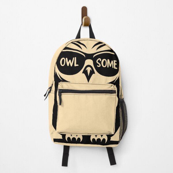 Item preview, Owlsome - owl wordplay, owl pun designed and sold by Funny-Banana.