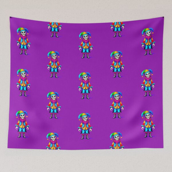 Item preview, Jester Skeleton: Mischievous Pixel Trickster designed and sold by Ronny-Owiso.