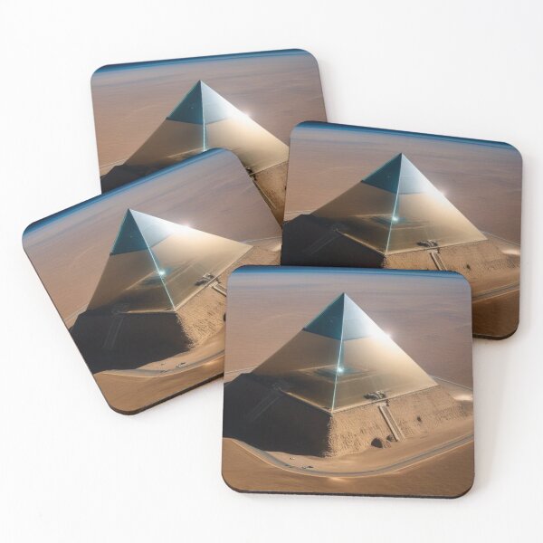 Item preview, A transparent pyramid on a desert planet designed and sold by quasartphil.