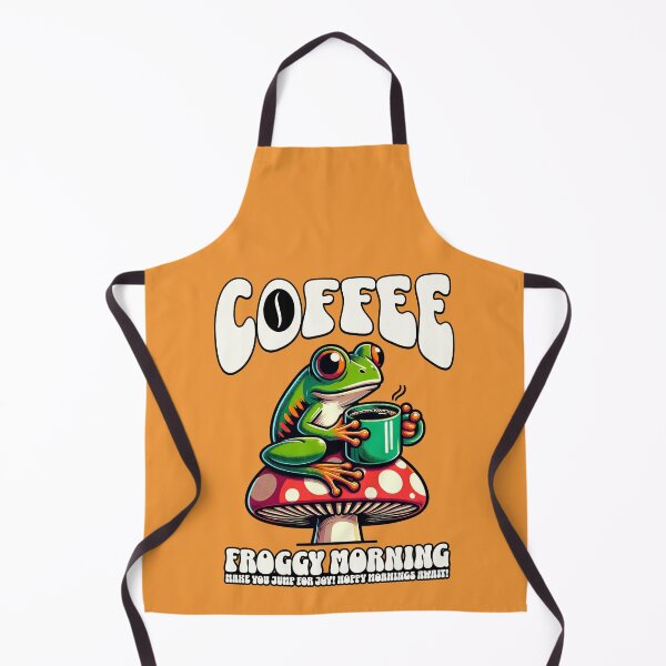 Item preview, Coffee Froggy Morning designed and sold by RockBeeDesigns.