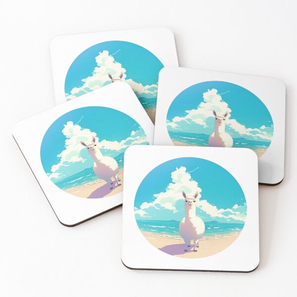 Item preview, Lama at a beach // Cool Lama // Cool Animal // Beach // Chill out // Llama designed and sold by SMARTKIT  DESIGNAGENCY.