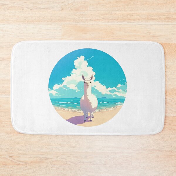 Item preview, Lama at a beach // Cool Lama // Cool Animal // Beach // Chill out // Llama designed and sold by SMARTKIT  DESIGNAGENCY.