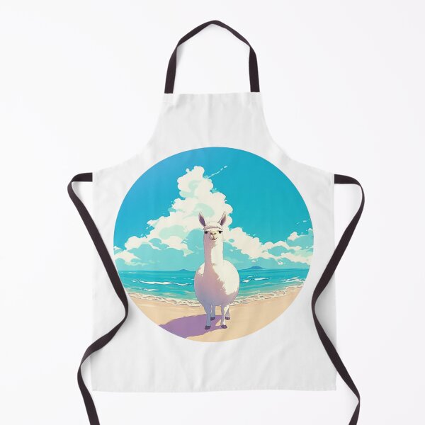 Item preview, Lama at a beach // Cool Lama // Cool Animal // Beach // Chill out // Llama designed and sold by SMARTKIT DESIGNAGENCY.
