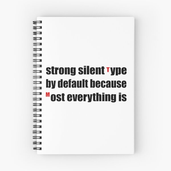 Item preview, Strong Silent Type  designed and sold by Dinahspace.