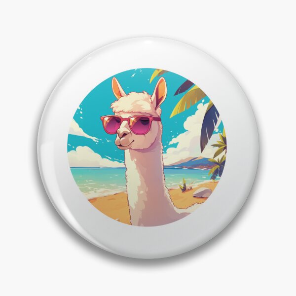 Item preview, Lama at a beach // Cool Lama // Cool Animal // Beach // Chill out // Llama designed and sold by SMARTKIT  DESIGNAGENCY.