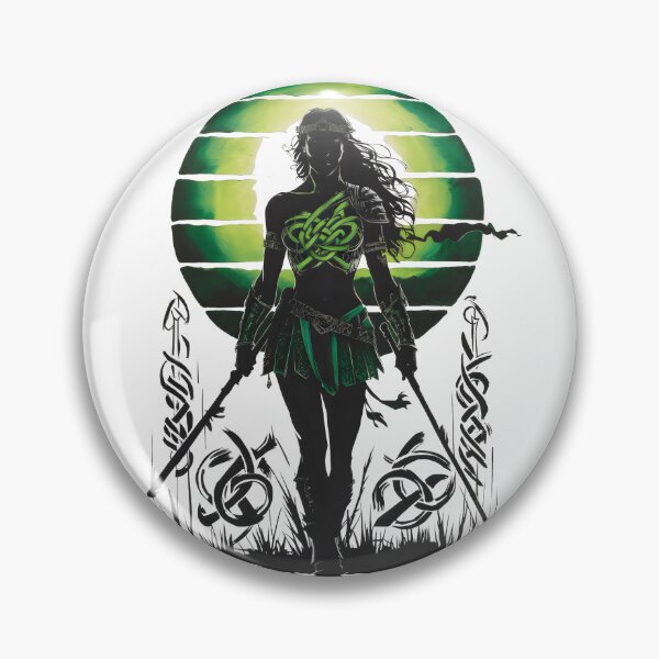 Item preview, Into Battle Queen Maeve. Warrior Queen of the Celts. Celtic Goddess Design designed and sold by CELTIC-DESIGNS.