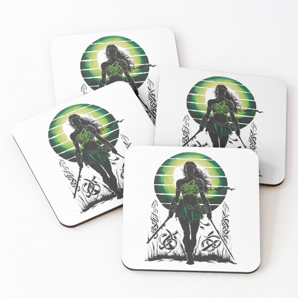 Item preview, Into Battle Queen Maeve. Warrior Queen of the Celts. Celtic Goddess Design designed and sold by CELTIC-DESIGNS.