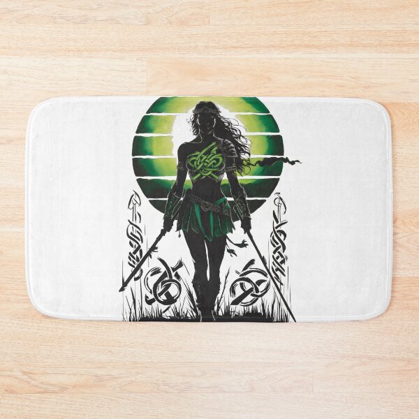 Item preview, Into Battle Queen Maeve. Warrior Queen of the Celts. Celtic Goddess Design designed and sold by CELTIC-DESIGNS.