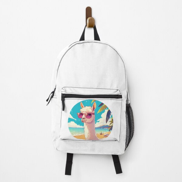 Item preview, Lama at a beach // Cool Lama // Cool Animal // Beach // Chill out // Llama designed and sold by SMARTKIT DESIGNAGENCY.