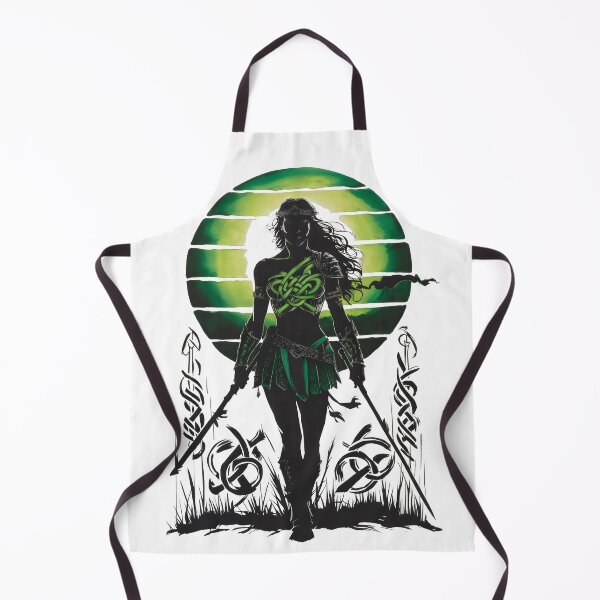 Item preview, Into Battle Queen Maeve. Warrior Queen of the Celts. Celtic Goddess Design designed and sold by CELTIC-DESIGNS.