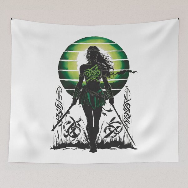 Aperçu de l'œuvre Dans Battle Queen Maeve. Reine guerrière des Celtes. Conception de déesse celtique créée et vendue par CELTIC-DESIGNS.