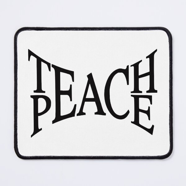 Item preview, Teach - Peace Artistic Text designed and sold by AbuBabaStickers.