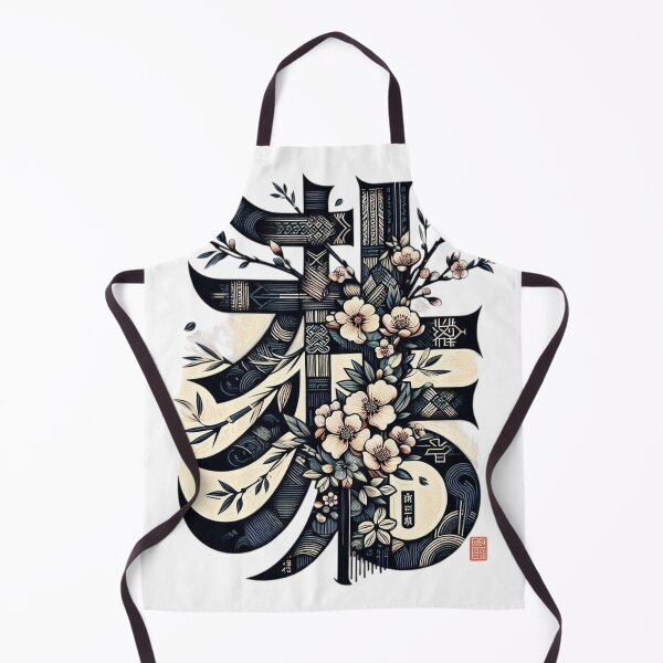 Item preview, Blooming Calligraphy: Where Flowers Meet Chinese Characters designed and sold by aZRaSs.