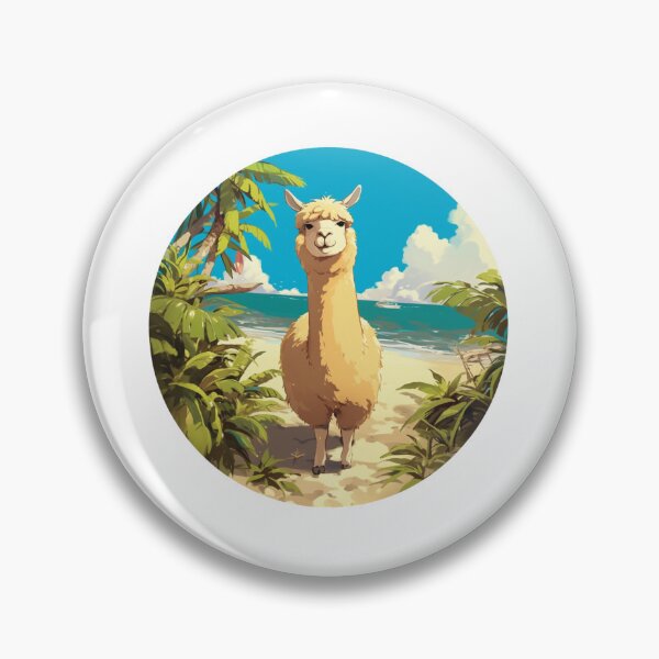 Item preview, Lama at a beach // Cool Lama // Cool Animal // Beach // Chill out // Llama designed and sold by SMARTKIT  DESIGNAGENCY.
