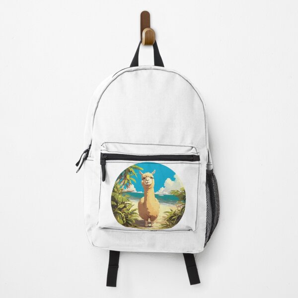 Item preview, Lama at a beach // Cool Lama // Cool Animal // Beach // Chill out // Llama designed and sold by SMARTKIT DESIGNAGENCY.
