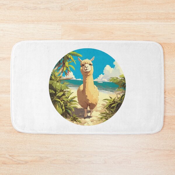 Item preview, Lama at a beach // Cool Lama // Cool Animal // Beach // Chill out // Llama designed and sold by SMARTKIT  DESIGNAGENCY.