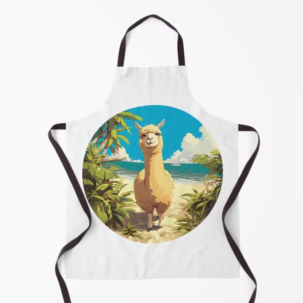 Item preview, Lama at a beach // Cool Lama // Cool Animal // Beach // Chill out // Llama designed and sold by SMARTKIT DESIGNAGENCY.