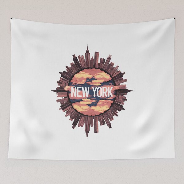 Item preview, New York, Summer time, Vacation, Holiday, Travel, Sunset designed and sold by RedCircleArt.